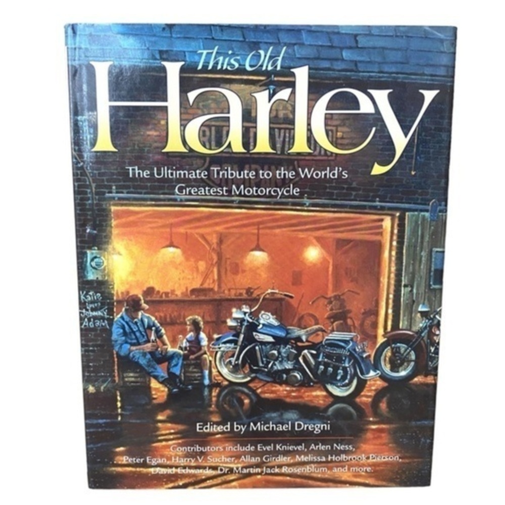 This Old Harley Harley-Davidson Tribute Motorcycle HardCover Book